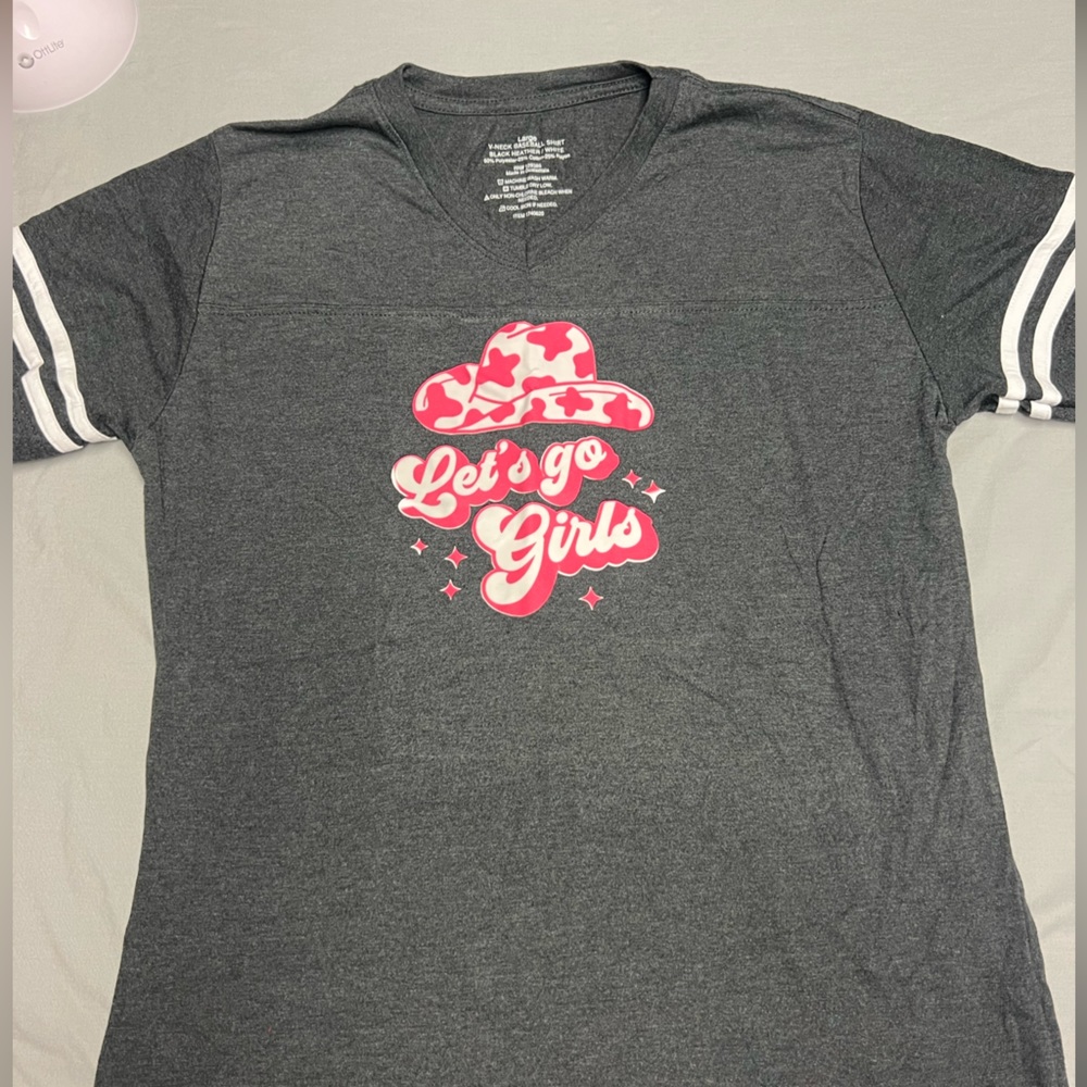 Handmade by me Let’s Go Girls T-shirt